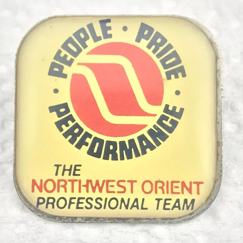 People Pride Performance Pin The Northwest Orient Professional Team Airlines